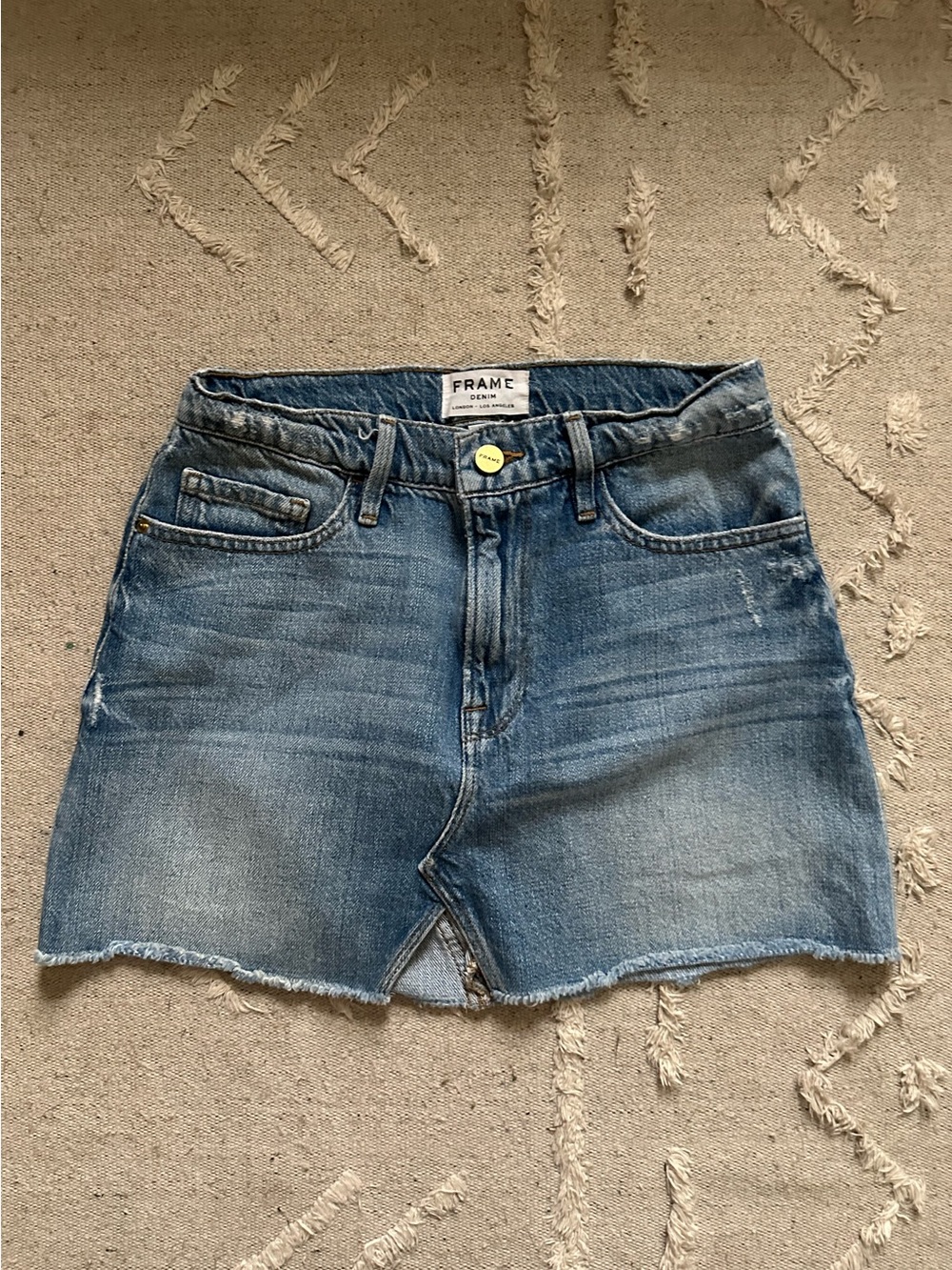 Frame Denim Le Mini Skirt Jean Skirt - Size 24